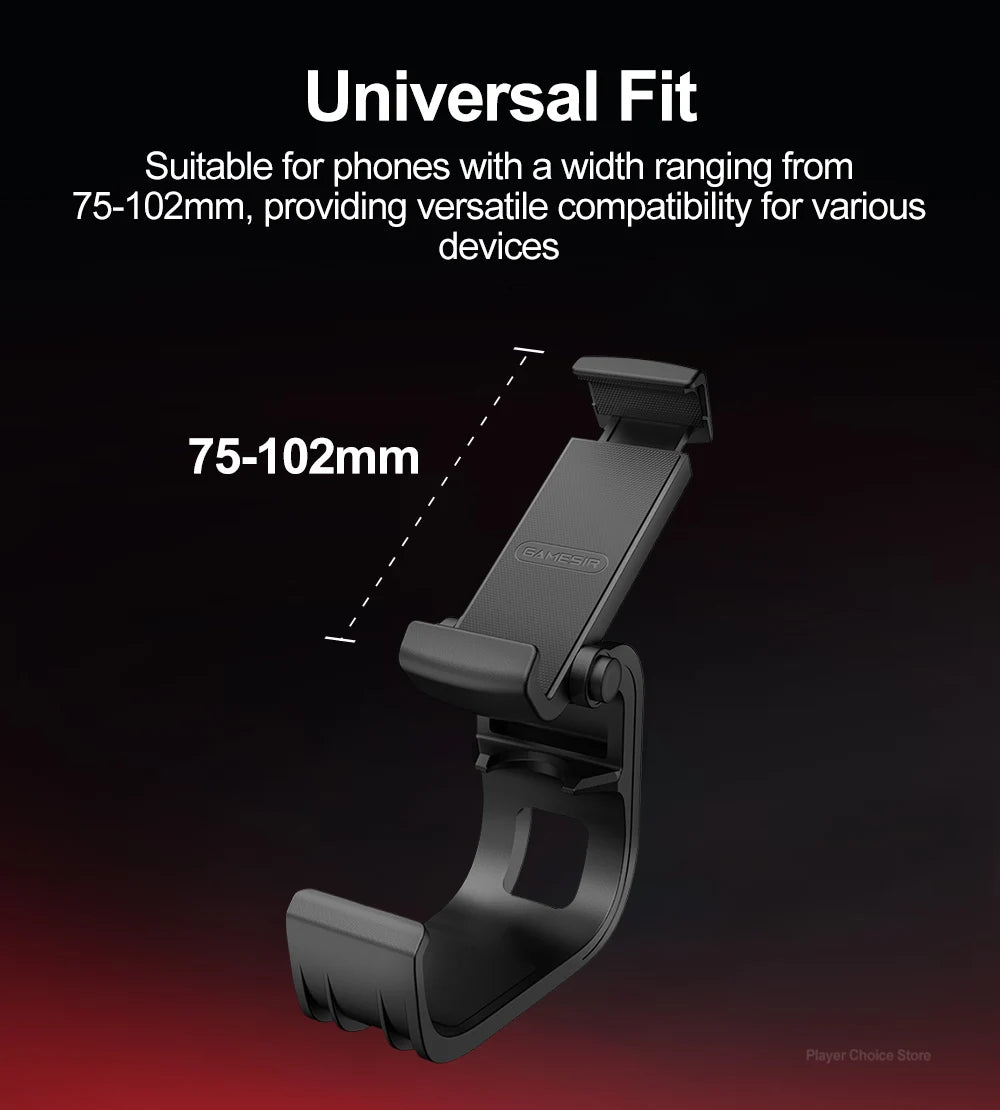 GameSir Gamepad Mobile Phone Clip Stand for Nova Lite Nova 2 Lite Super Nova Controle Foldable Design Fit Width 75-102mm