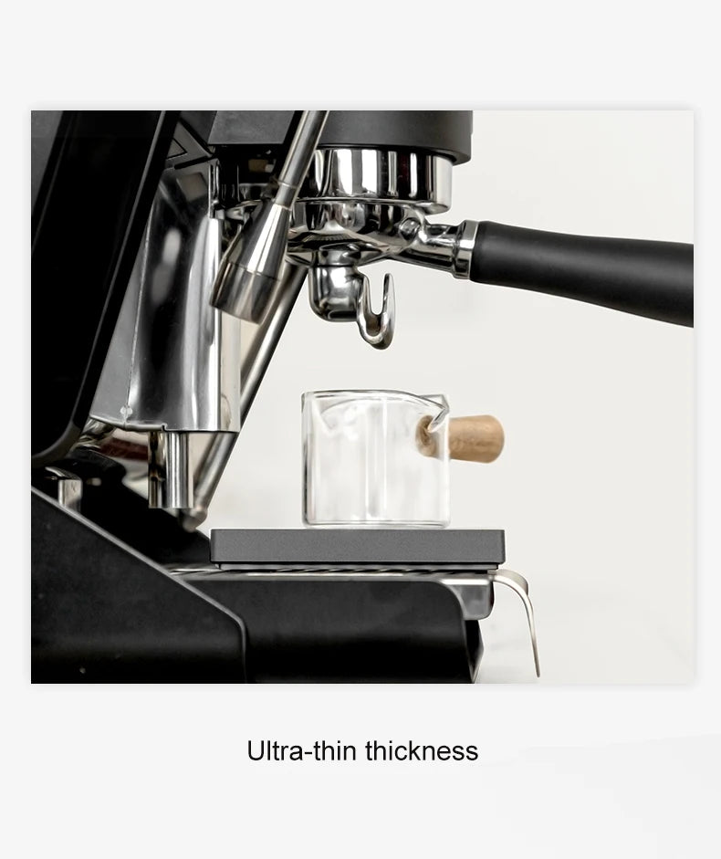 TIMEMORE Scale Black Mirror Mini Pour over Espresso Scale With Brewing Flow Rate and Heat Insulation Pad Electronic Coffee Scale