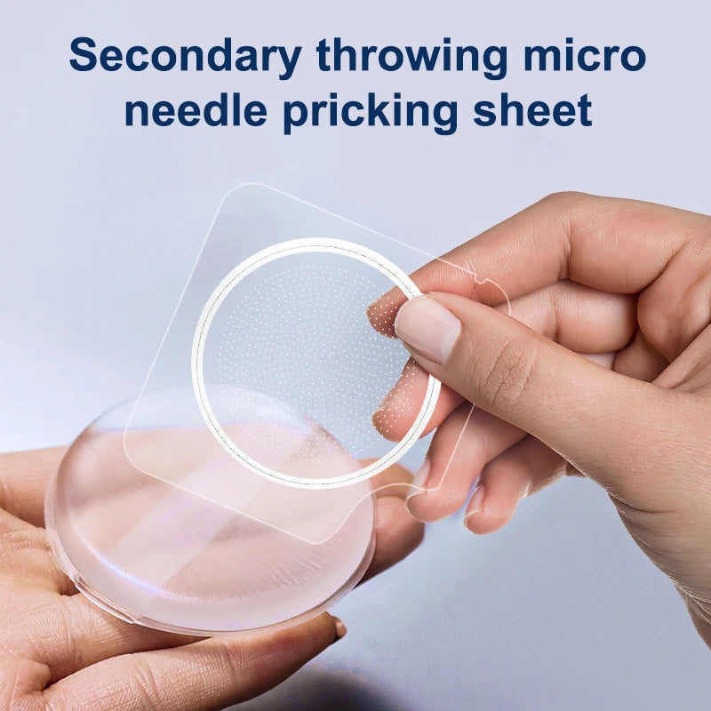 Microneedle Patches With Puff Anti-Wrinkle Mask Fine Lines Remove 0.25mm Needle Lengt 2000 Microneedle Skin Care
