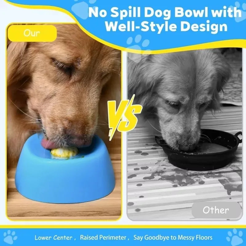 Pet Slow Licking Bowl For Dogs Cats Anti-Choking Dog Bowl Liquid Treats Bone Yogurt Healthy Pet Slow Food Feeder Dog Accessories