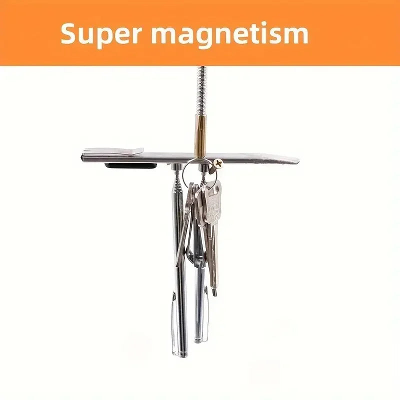 Flexible Magnetic Pickup Tool Bendable Snake Pickup Bendable Suction Bar for Locate Falling Objects Reach Sink Drains Pick Up