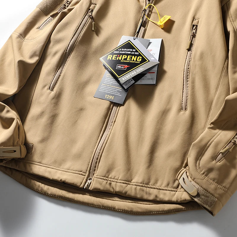 ARC New Storm Jacket Outdoor Sports Camping Mountaineering Fashion Men Plus Cashmere Windproof Waterproof Function Storm Jacket