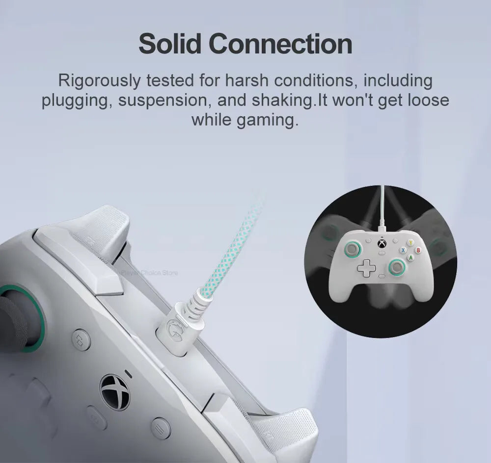 GameSir 3m Cable for G7 Pro G7 Pro 8K Nova Lite Cyclone 2 G8 Plus Gamepad Accessories USB Connector Original Nylon Braided Cable