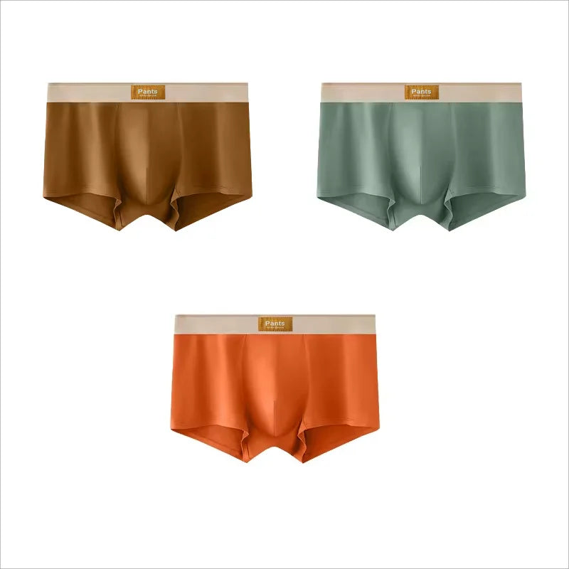 4 pcs Men Underwear Cotton BoxerShorts Hombre Panties Man Breathable Underpants Sexy Sports Comfort Male Boxers Large Size L-7XL