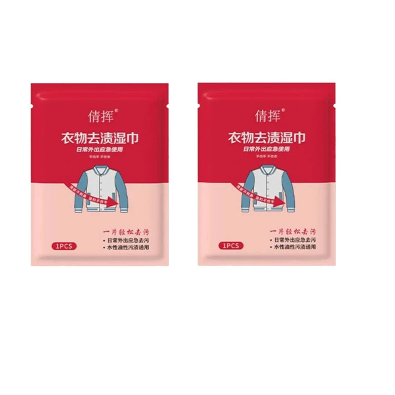 Portable Wipes Down Jacket Cleaning Wipes Laundry Stain Remover Wet Wipes Instant Clothes Stain Removal for Clothes Stain Tools