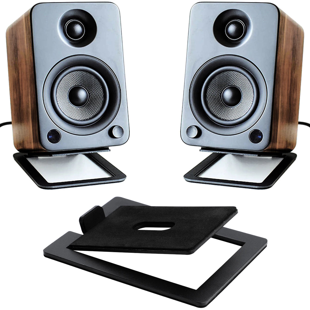Speaker Support Base Is Made of Carbon Steel For Tabletop Speaker Bottom Stand with Shock Absorption and Enhanced Sound Quality