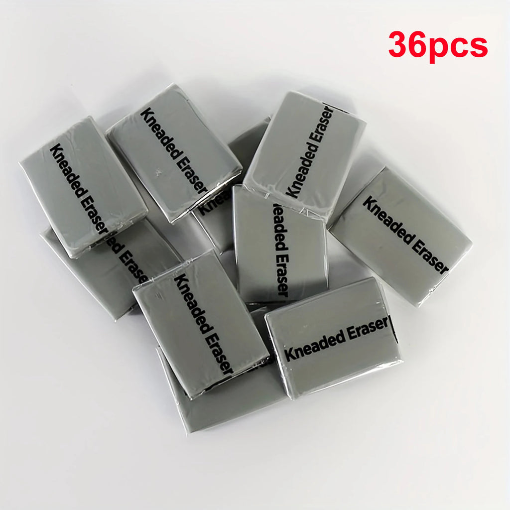 Kneaded Rubber Erasers, 3/6/10/20/36 Pack - Blender, Shade, Smooth, Correct, and Brighten Your Sketches and Drawings