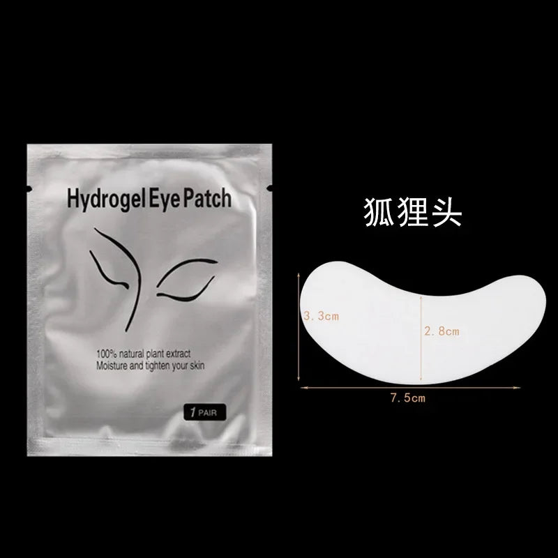200 Pairs Eyelash Under Eye Patches Eye Pad Isolation Remove Hydrogel Eye Patch Sticker Gasket Eyelash Extension Makeup Tools