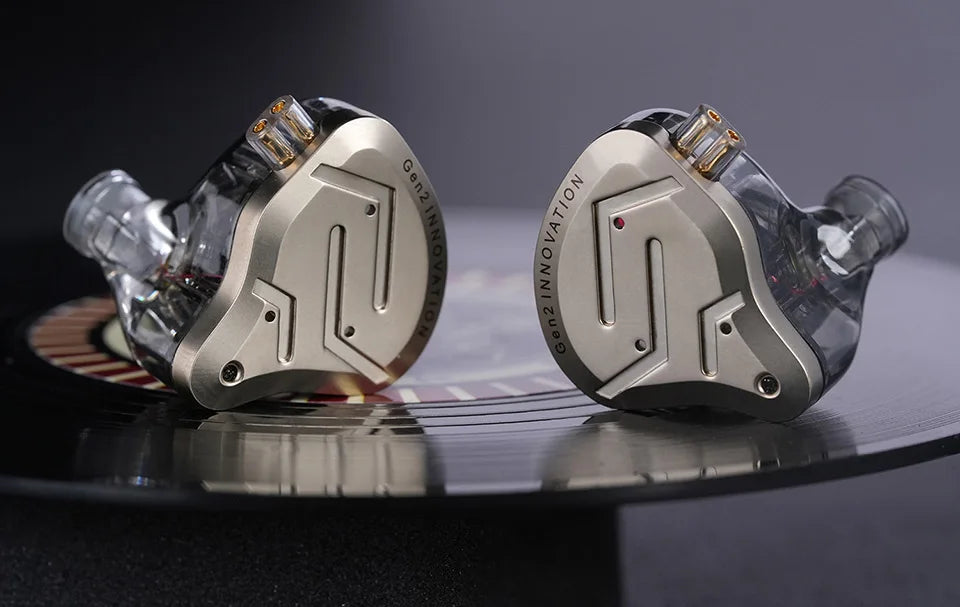 KZ ZSN Pro 2 Hybrid Drive 1BA+1DD In Ear Metal Earphones HIFI Bass Headset Monitor Earbuds Sport Noise Cancelling Headphone