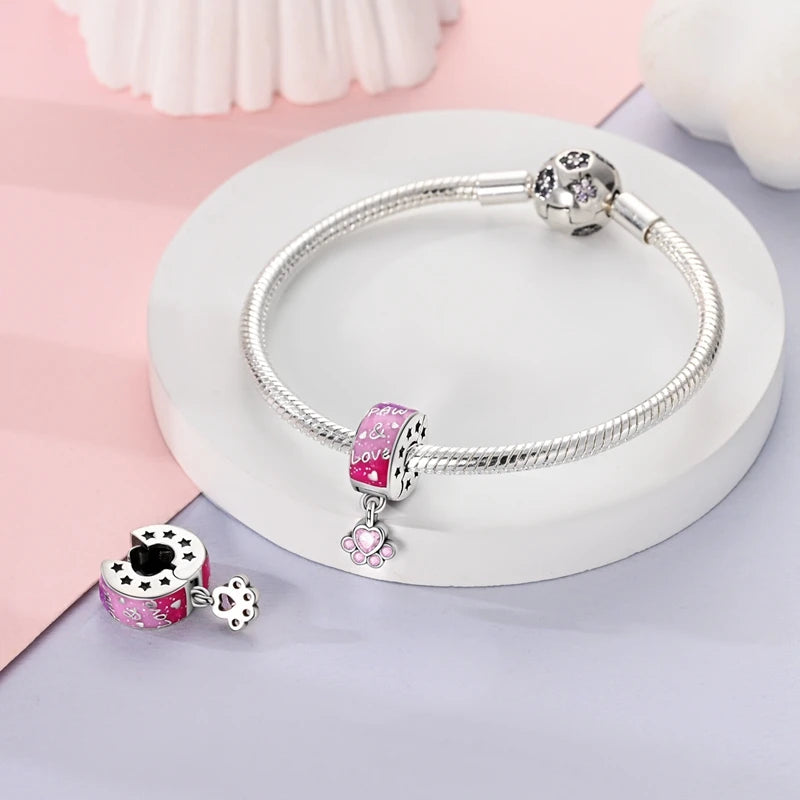 New Original Charm Beads 925 Sterling Silver Butterfly Hot Air Balloon Dangle For Bracelet Women Girl Fine DIY Jewelry Gift