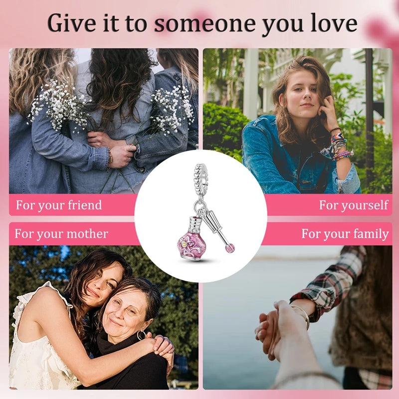 New Original Charm Beads 925 Sterling Silver Butterfly Hot Air Balloon Dangle For Bracelet Women Girl Fine DIY Jewelry Gift