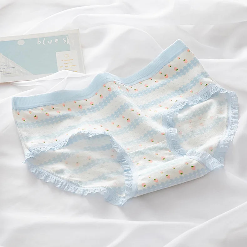 New Underwear Women Cute Rabbit Pattern Panties Girls Briefs Sexy Lingeries Cueca Calcinhas Cotton Shorts Underpants Cute Panty