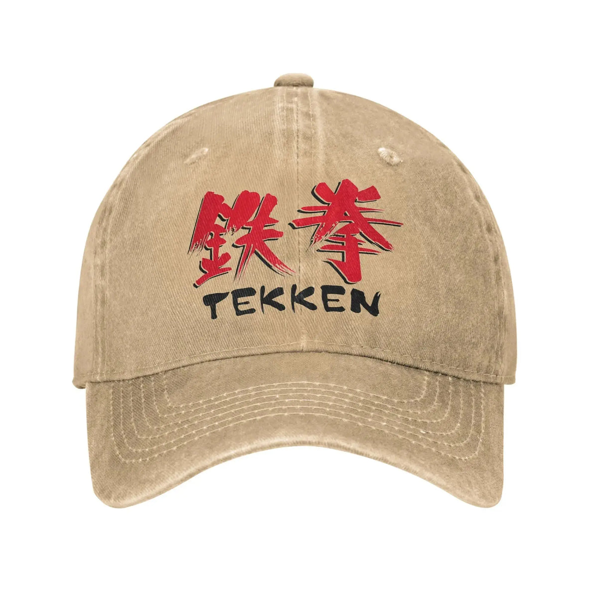 Tekken Game  Sun Baseball Cap Y2k Retro Men Adult Washed Hip Hop Hats Hot Sale Design Tennis Skate Cap Gift Idea