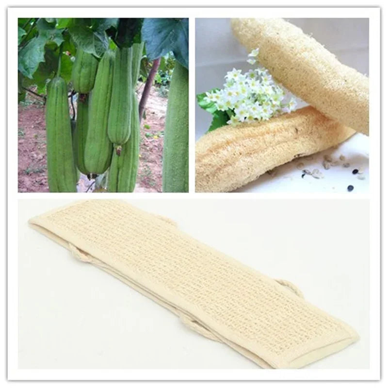 Long Strap Exfoliating Bath Sponge Soft Body Scrubber Washcloth Dead Skin Removal Tool For Shower Spa Daily Skin Care