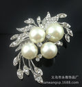 New Retro Rhinestone Pearl flower bride wedding brooch fashion Shawl Scarf Buckle pins gift jewelry Wholesale  H1092