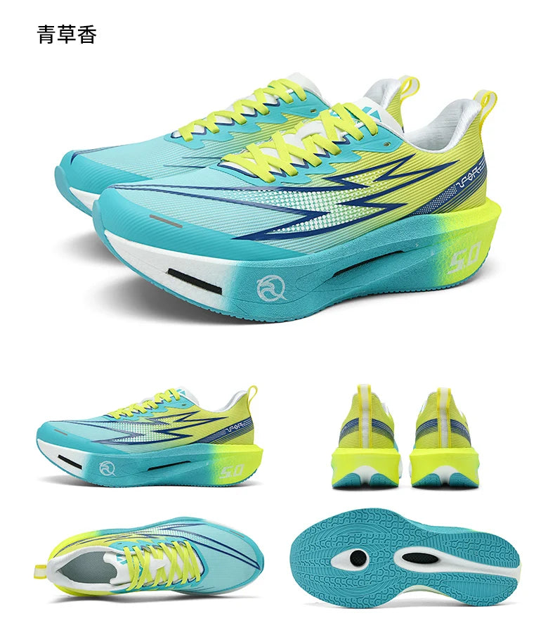 Men Sports Speciality Running Shoes Marathon Carbon Board Breathable Light Comfortable Women Athletic Nonskid Sneakers 2026 New