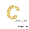 Amaxer For Women Lover's Rings Star Lace Beads Strip Stainless Steel Gold Color Silver Color Engagement Jewelry Party Gift