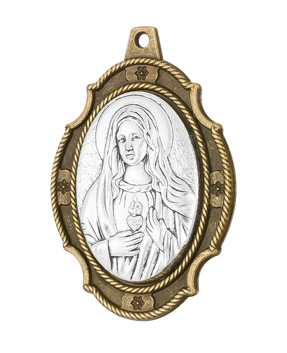 10 Styles 3 Colors Holy Icon Our Lady of Mount Carmel Miracle Madonna Pio Sacred Heart Jesus Pendant DIY Religious Keychain Part