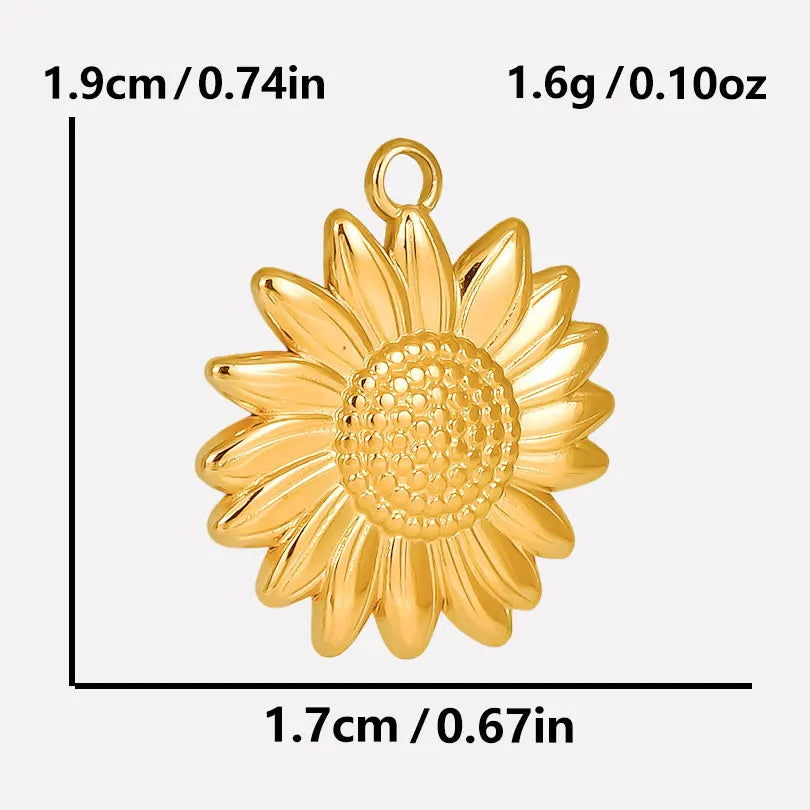 6pcs/Mix Classic Gold/Silver Color Heart Shaped Cross Irregular Shaped Pendant Stainless Steel Diy Women Necklace Accessories
