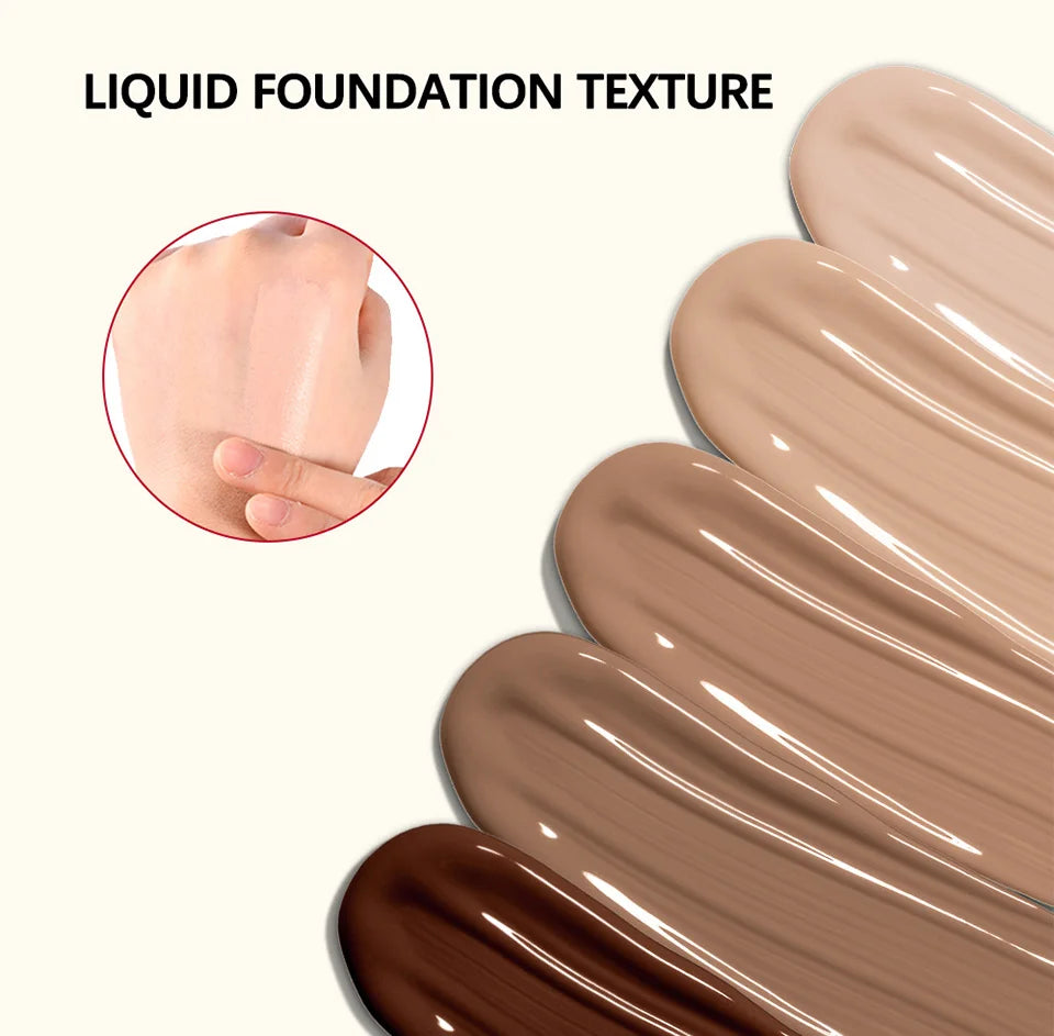 TURN UP THE BASE BLURRING FOUNDATION Face Long Lasting control oil Foundation OS Makeup Cosmetics Skin Matte