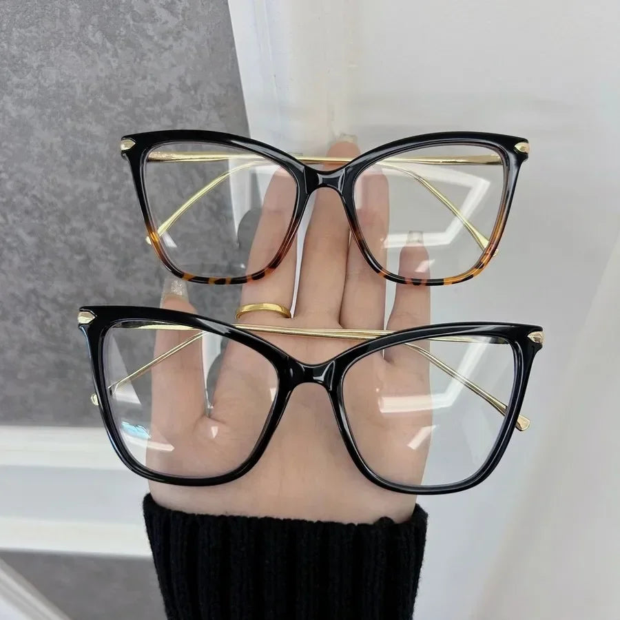 Fashion Stylish Cat Eye Eyeglasses Frames Women Men Transparent Clear Brand Designer Optical Cute Frame Oculos