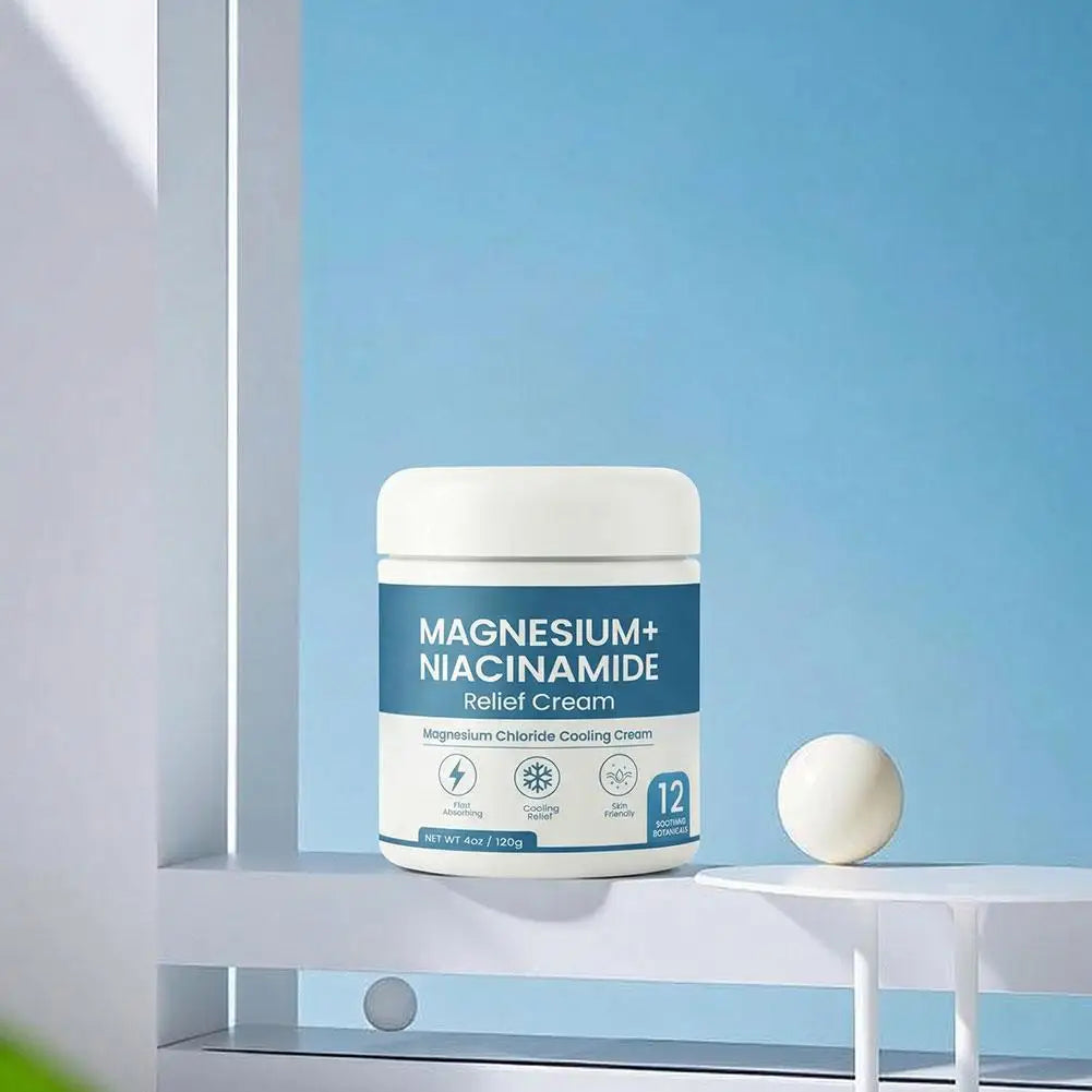 Niacinamide Magnesium Relief Body Cream Alcohol-Free Hydrating Repair Lotion For All Skin Types Sensitive Dry Skin Care