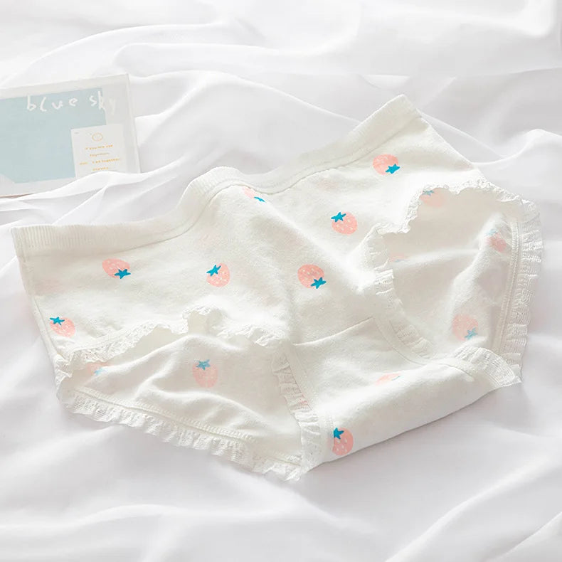 New Underwear Women Cute Rabbit Pattern Panties Girls Briefs Sexy Lingeries Cueca Calcinhas Cotton Shorts Underpants Cute Panty