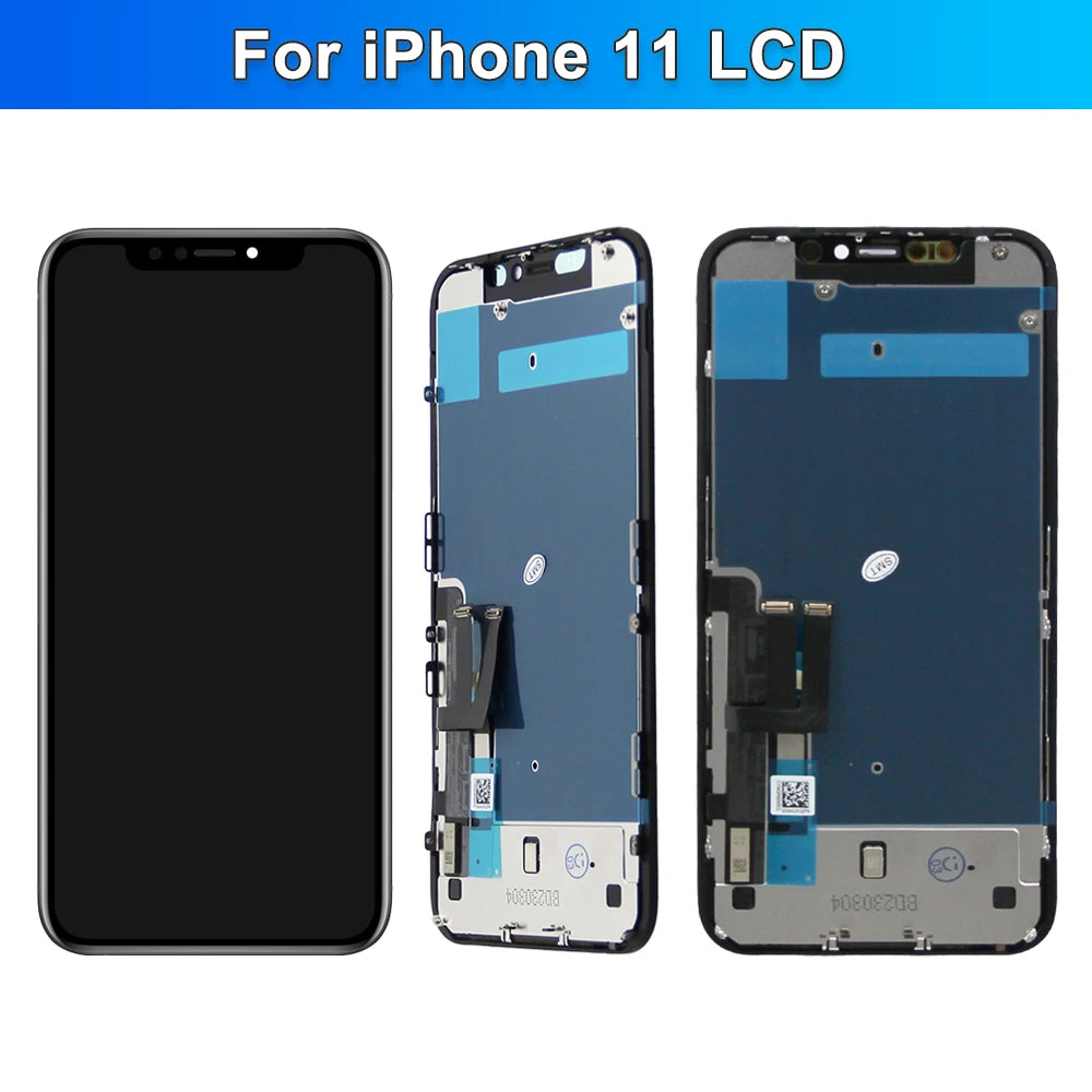JK LCD Display Touch Screen Digitizer for iPhone X XR XS Max 11 12 13 Mini 14 15 16 Pro Max Compatible with For iPhone Models