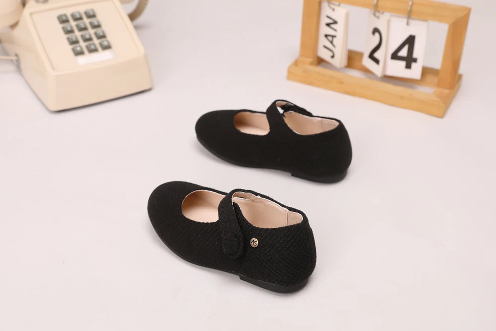 AS Kids Shoes Children Leather Shoes Baby Girls Warm Brand Loafers Toddler Slip On Princess Flats Boys Oxford Platform Mary Jane
