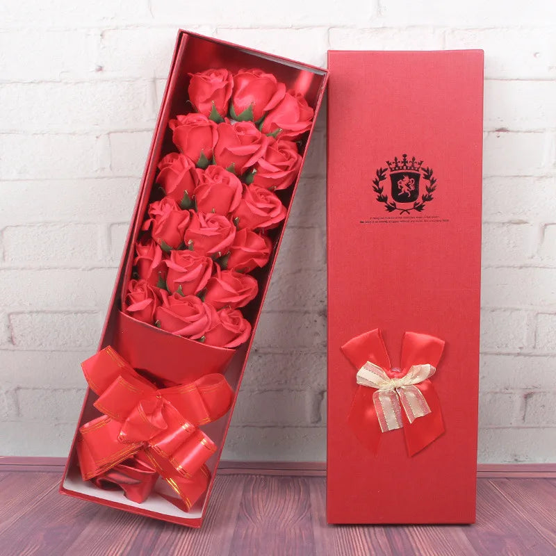 New Valentine's Day Gifts 7 Rose Artificial Flowers Wedding Decoration Mother's Day Gifts Home Decor Birthday Gifts 2023 Navidad