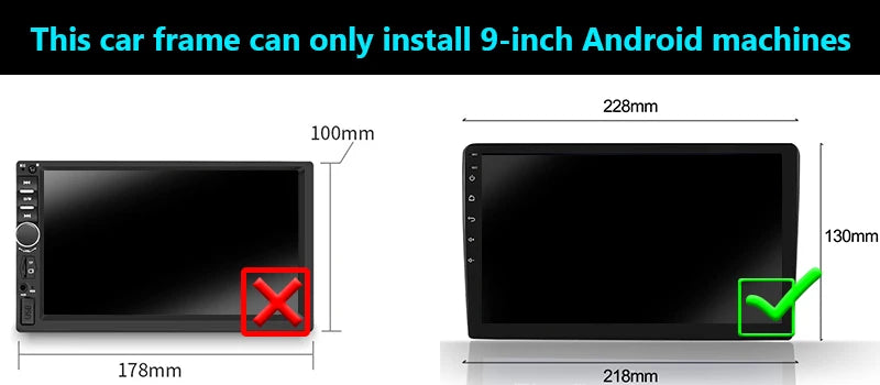 For 2022-2023 Suzuki VITARA 9INCH Android Frame Kit Panel 2Din Car Interior Fascia Cable Video Harness Navigation Decoder Canbus