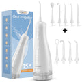 Mornwell Water Dental Flosser Pick for Teeth: 4 Modes 13 Water Levels Cordless Portable 300ML Tank Cleaning Picks F42(F5048)