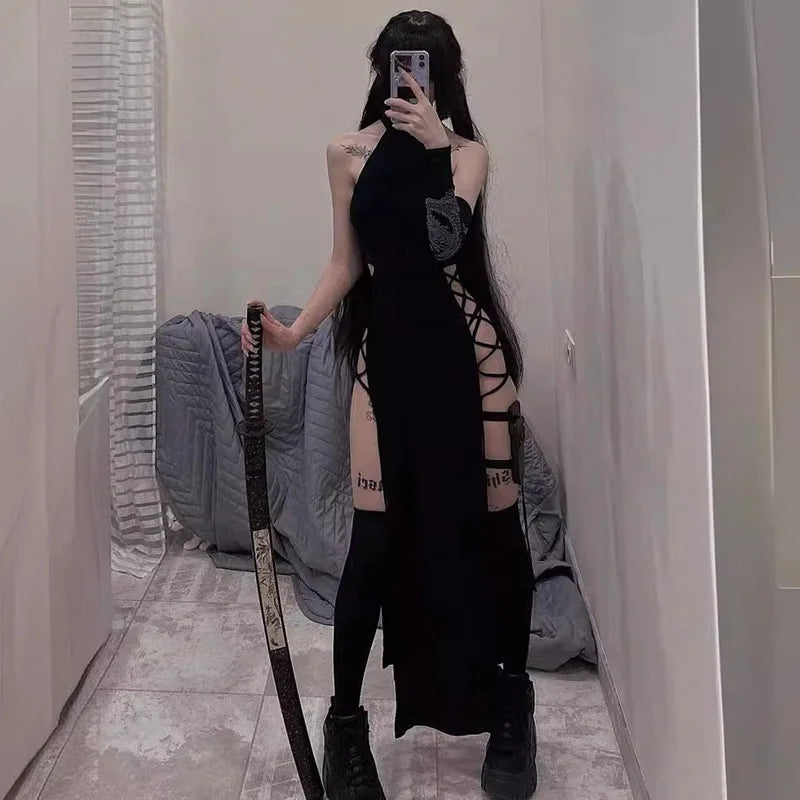 Women Elegant Long Sleeve Streetwear  Green Fall Mini Dress 2024 Autumn Clothes