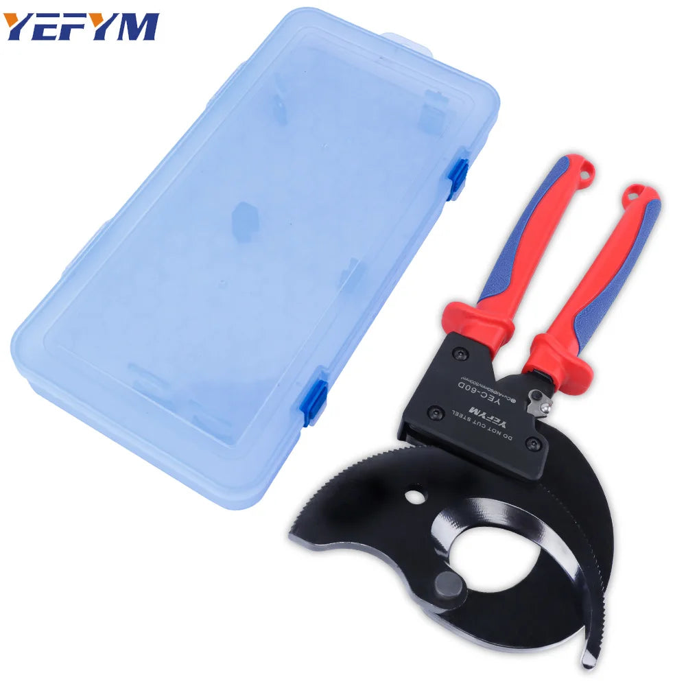 Cable Cutter/Wire Plier/Wire Cutter/Cable Cutting Pliers - Manual Ratchet-type Special-purpose Cable Cutter YEC-60D Max 500mm²