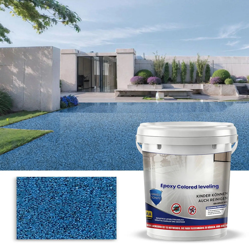 Epoxy Colored Sand Self Leveling Floor Paint Quick Drying Marble Cement Paint Durable Long-lasting Protection Wear Resistance