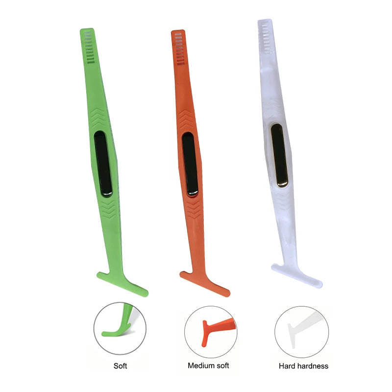 Kit de ferramentas para vinil autocolante, espátula magnética flexível, micro espátula, raspador de cantos e ferramentas para ranhuras curvas para instalação de películas em veículos com contornos