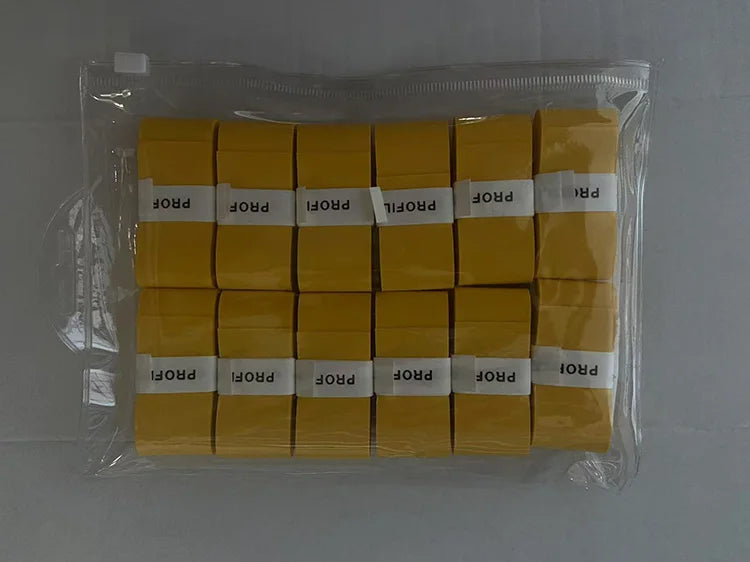 12pcs New Style Laminated Sticky Tennis Badminton Racket Overgrip Fishing Rod Wrapping Tape Quick-drying Breathable