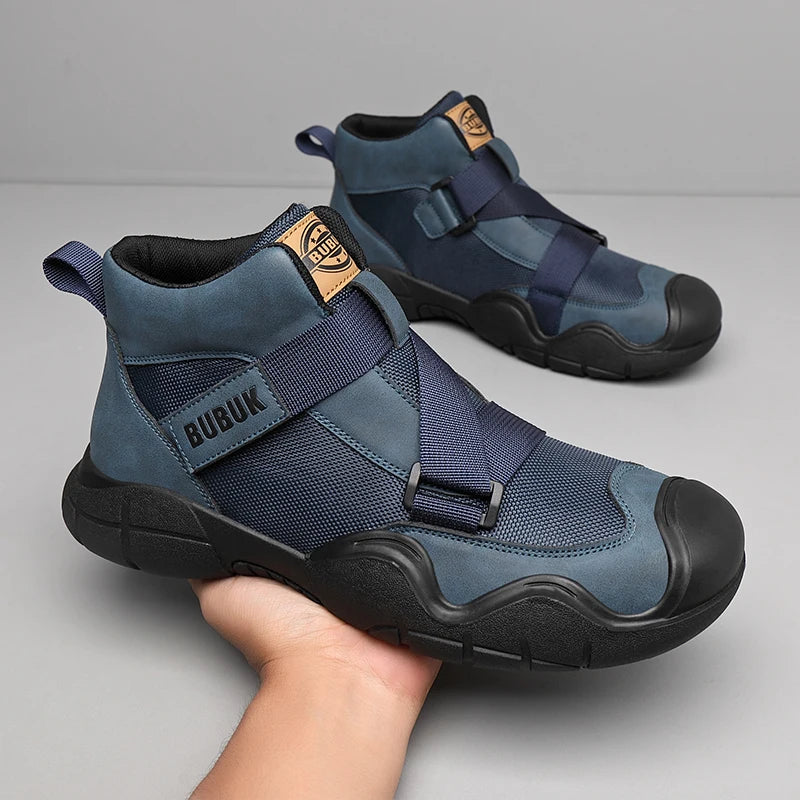 Men's Shoes Autumn and Winter Men's Business Casual Shoes New Outdoor Hiking Sports Shoes Youth Basketball Shoes Casual Trendy Shoes Fashion Short Boots