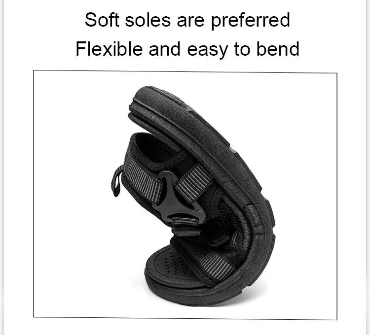 Comfortable Mens Sandals Summer Lightweight Casual Outdoor Beach Holiday Slippers Fashion Breathable Shoes Size40-45