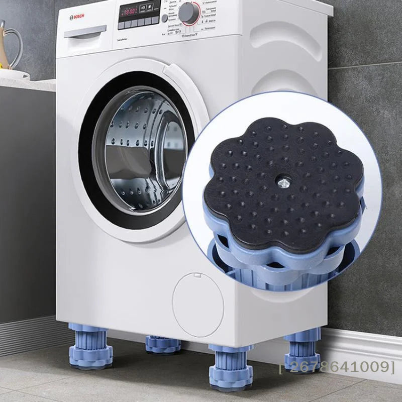 ⚑4Pcs Adjustable Anti-Vibration Washing Machine Feet Pad Noise Reduction Waterproof Refrigerator Base Pad Support Stands