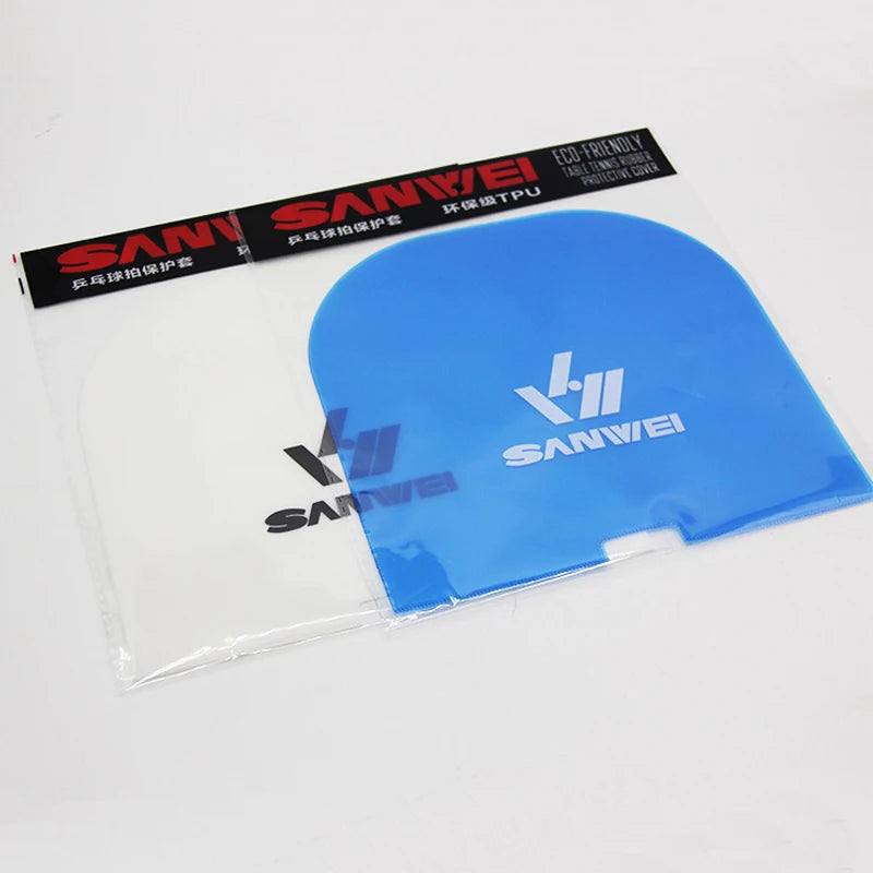 YINHE/SANWEI Table Tennis Racket Protection Covers Waterproof Paddle Film Protector Anti-oxidation Protective Bags Rubber Cover