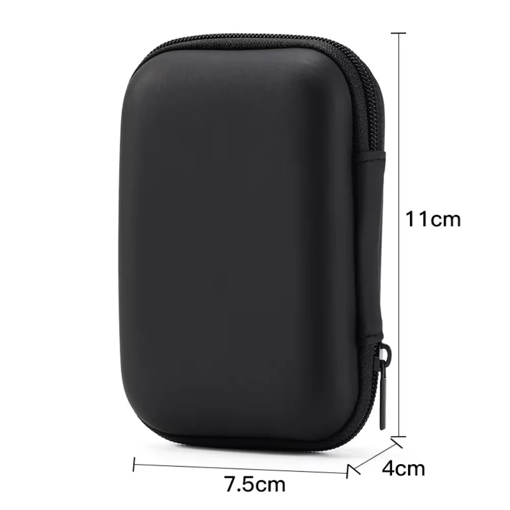 Hard PU Case for SanDisk PSSD /E30 /E60 / E61 250GB / 500GB / 1TB / 2TB V2 Extreme Portable SSD SDSSD Carrying Storage Bag