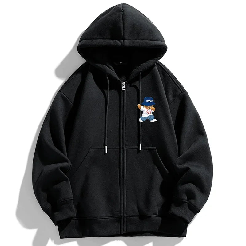 Men's Plus Size Coat 7XL 6XL Autumn Winter Hoodies Sweatshirt 110-185KG Oversized Loose Fit Jacket Sweater Big Size Male Clothes