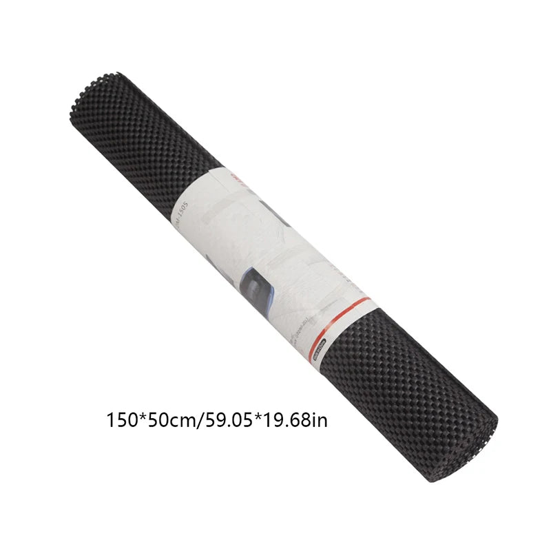 Car Trunk Mat Non-slip Soft DIY Free Cutting Easy To Clean Mat Outsize Mesh Fabric Mats PVC Foam Custom Anti Slip Mat 150cm*50cm