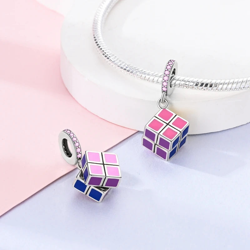 New Original Charm Beads 925 Sterling Silver Butterfly Hot Air Balloon Dangle For Bracelet Women Girl Fine DIY Jewelry Gift