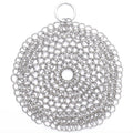 Multi-Size Metal Washing Mesh Cleaner, Durable Stainless Steel Scourer to Remove Rust, Burnt Food from Kitchen Cookware