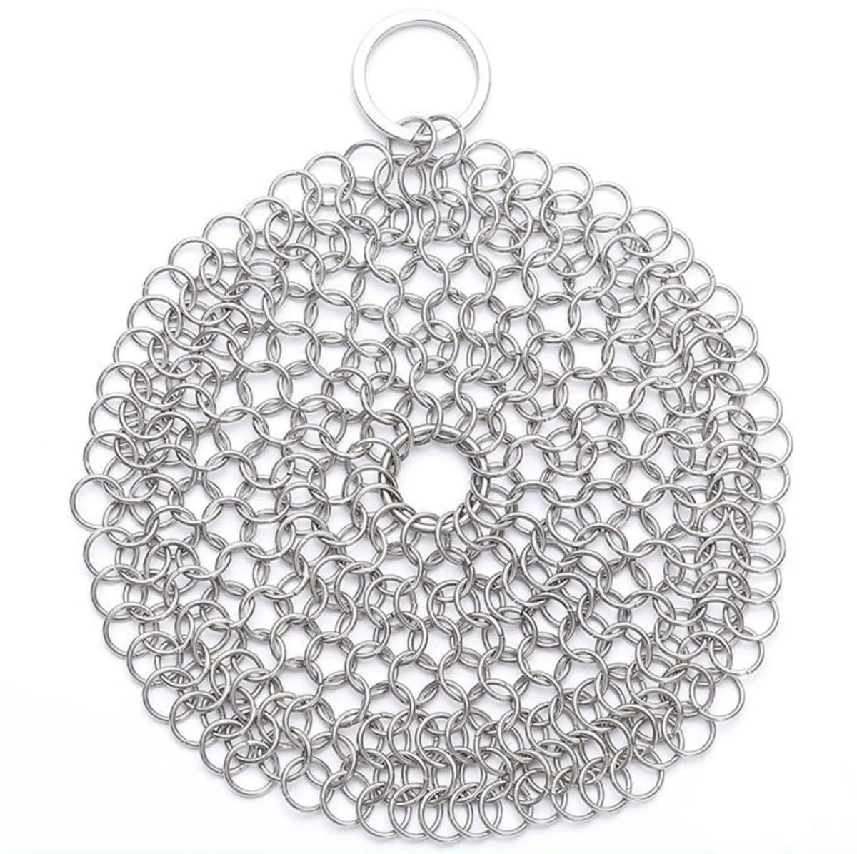 Multi-Size Metal Washing Mesh Cleaner, Durable Stainless Steel Scourer to Remove Rust, Burnt Food from Kitchen Cookware