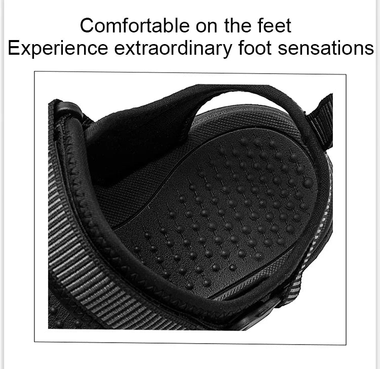 Comfortable Mens Sandals Summer Lightweight Casual Outdoor Beach Holiday Slippers Fashion Breathable Shoes Size40-45