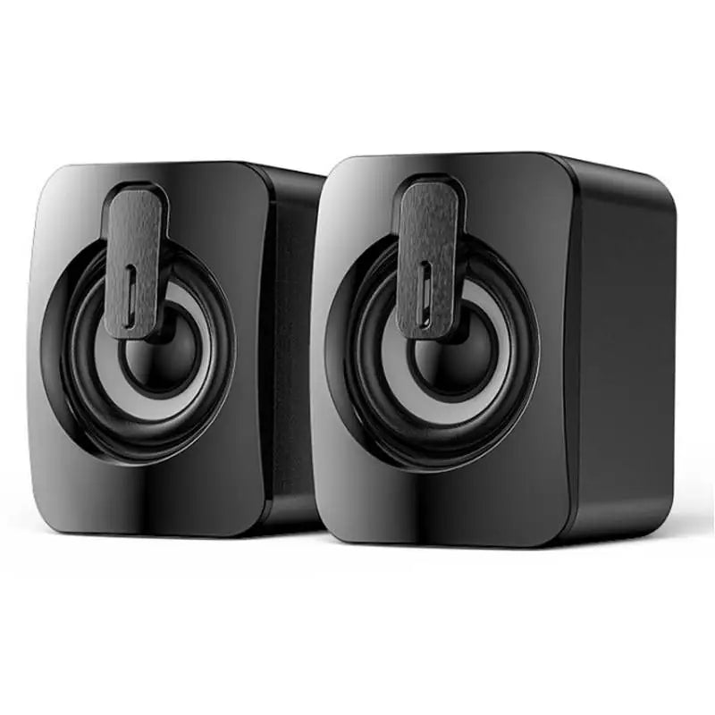 Colunas de Computador PC Sound Box HIFI Estéreo com Microfone e Luz LED para Computador de Secretária, Colunas de Gaming RGB com Som Surround