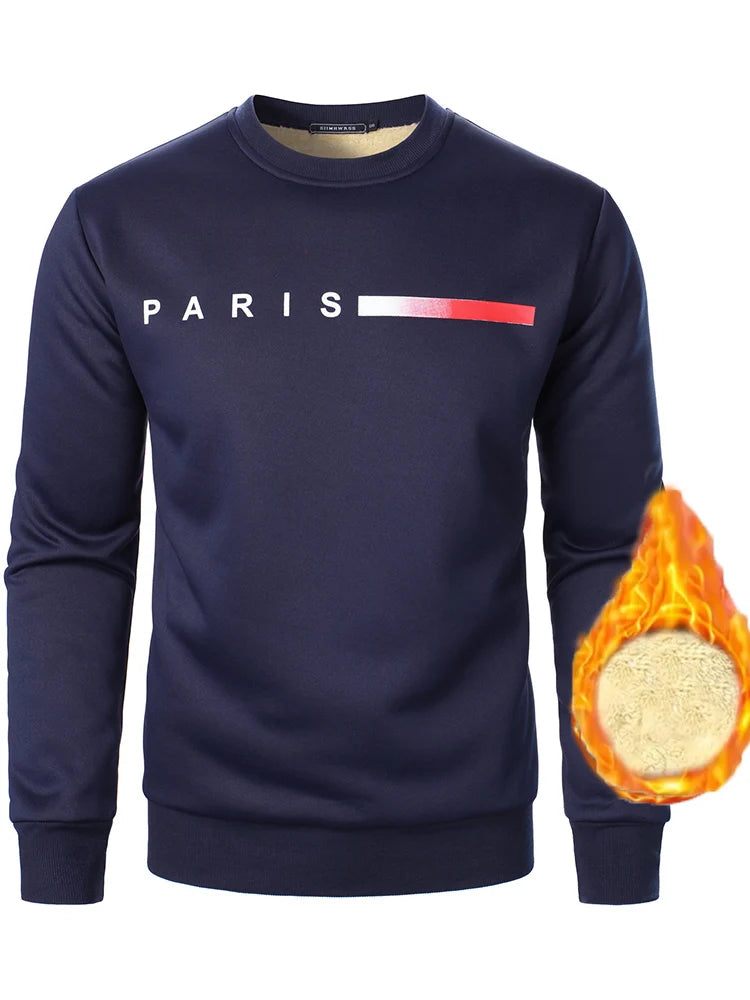Cashmere round neck men's winter thick cashmere under a warm cashmere